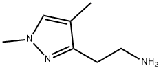 2-(1,4-二甲基1H-吡唑-3-基)乙-1-胺,1514209-05-2,结构式