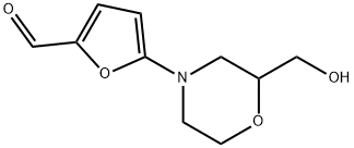 5-(2-(羟甲基)吗啉代)呋喃-2-甲醛,1514441-84-9,结构式
