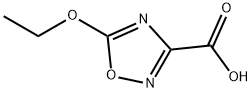 1,2,4-Oxadiazole-3-carboxylic acid, 5-ethoxy- Struktur