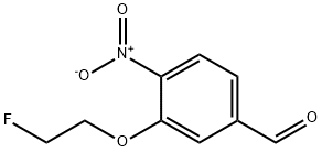 Benzaldehyde, 3-(2-fluoroethoxy)-4-nitro- 化学構造式