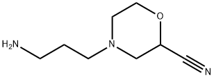 2-Morpholinecarbonitrile, 4-(3-aminopropyl)-,1516264-73-5,结构式