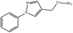 O-((1-Phenyl-1H-pyrazol-4-yl)methyl)hydroxylamine Structure