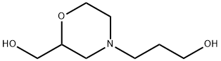 4-Morpholinepropanol,2-(hydroxymethyl)- 化学構造式