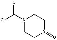 4-Thiomorpholinecarbonyl chloride, 1-oxide Structure