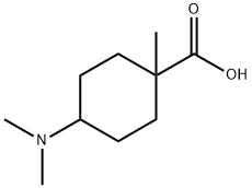 Cyclohexanecarboxylic acid, 4-(dimethylamino)-1-methyl- Structure