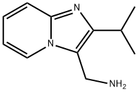 Imidazo[1,2-a]pyridine-3-methanamine, 2-(1-methylethyl)- 化学構造式