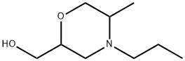 2-Morpholinemethanol, 5-methyl-4-propyl- Struktur