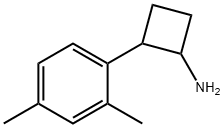 Cyclobutanamine, 2-(2,4-dimethylphenyl)- Structure