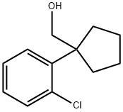 Cyclopentanemethanol, 1-(2-chlorophenyl)- Structure