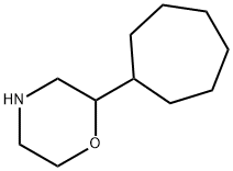 Morpholine, 2-cycloheptyl- Structure