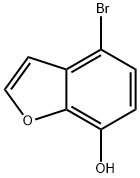 4-溴苯并呋喃-7-醇,1522197-58-5,结构式