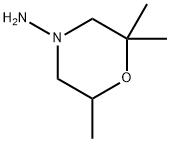 4-Morpholinamine, 2,2,6-trimethyl- Structure