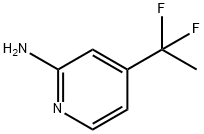 4-(1,1-DIFLUOROETHYL)PYRIDIN-2-AMINE Structure