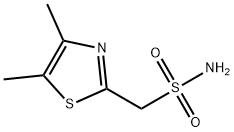 2-Thiazolemethanesulfonamide, 4,5-dimethyl- Struktur