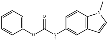 Phenyl N-(1-Methyl-1H-indol-5-yl) carbamate Structure