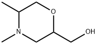 2-Morpholinemethanol, 4,5-dimethyl- Struktur