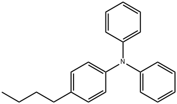 Benzenamine, 4-butyl-N,N-diphenyl- Structure