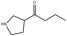 1-(吡咯烷-3-基)丁-1-酮, 1522797-33-6, 结构式