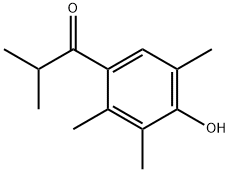 1-Propanone, 1-(4-hydroxy-2,3,5-trimethylphenyl)-2-methyl- Struktur