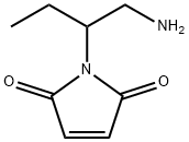1H-Pyrrole-2,5-dione, 1-[1-（aminomethyl)propyl]- Structure