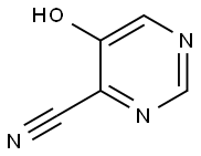 5-羟基嘧啶-4-腈, 1523245-44-4, 结构式