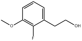 Benzeneethanol, 2-fluoro-3-methoxy- Struktur