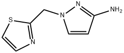 1-(噻唑-2-基甲基)-1H-吡唑-3-胺,1523522-00-0,结构式