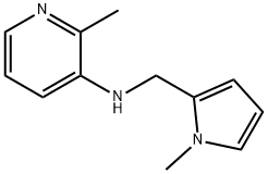 3-Pyridinamine, 2-methyl-N-[(1-methyl-1H-pyrrol-2-yl)methyl]- Struktur