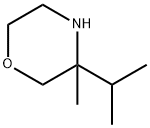 Morpholine, 3-methyl-3-(1-methylethyl)- 结构式