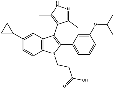 FABP4 inhibitor 1 化学構造式