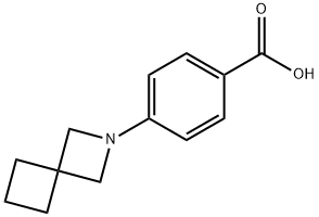 4-(2-Azaspiro[3.3]heptan-2-yl)benzoic acid 化学構造式