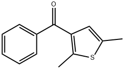 (2,5-dimethylthiophen-3-yl)-phenylmethanone,15271-04-2,结构式