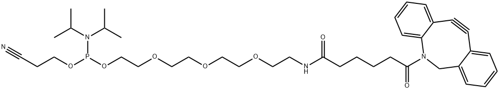 5'-二苯并环辛炔-TEG亚磷酰胺,1527468-08-1,结构式