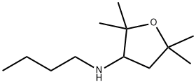 3-Furanamine, N-butyltetrahydro-2,2,5,5-tetramethyl- Structure