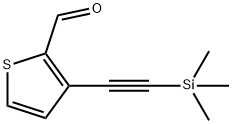 3-((三甲硅基)乙炔基)噻吩-2-甲醛,152874-20-9,结构式