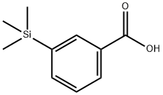 Benzoic acid, 3-(trimethylsilyl)- 化学構造式