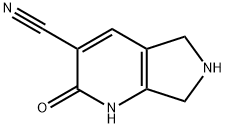 1H-Pyrrolo[3,4-b]pyridine-3-carbonitrile, 2,5,6,7-tetrahydro-2-oxo- Struktur