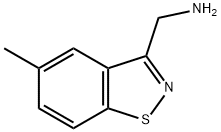 1,2-Benzisothiazole-3-methanamine, 5-methyl- Structure