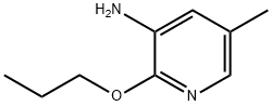 3-Pyridinamine, 5-methyl-2-propoxy- Struktur