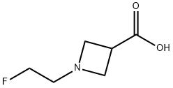 1-(2-氟乙基)氮杂环丁烷-3-羧酸,1529745-93-4,结构式