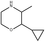 Morpholine,2-cyclopropyl-3-methyl- 化学構造式