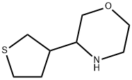 Morpholine, 3-(tetrahydro-3-thienyl)- Structure