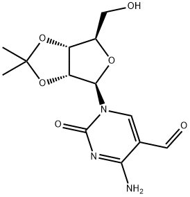 5-Formyl-2'',3''-O-(1-methylethylidene)-cytidine 结构式