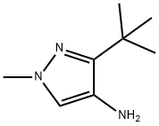 1H-Pyrazol-4-amine, 3-(1,1-dimethylethyl)-1-methyl- Struktur