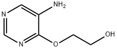 Ethanol, 2-[(5-amino-4-pyrimidinyl)oxy]- Struktur