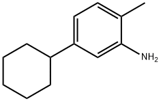 Benzenamine, 5-cyclohexyl-2-methyl- Struktur