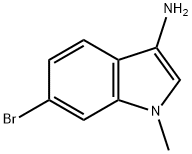 1H-Indol-3-amine, 6-bromo-1-methyl- Struktur