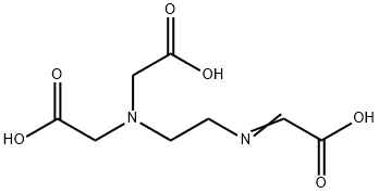 N-(Carboxymethyl)-N-[2-[(carboxymethylene)amino]ethyl]-glycine Struktur