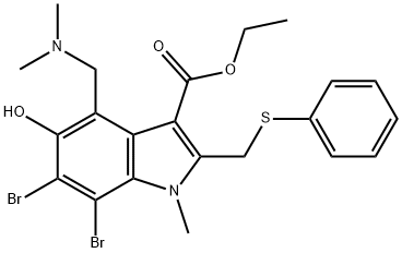 Arbidol Impurity I Struktur