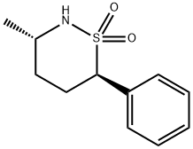 2H-1,2-Thiazine, tetrahydro-3-methyl-6-phenyl-, 1,1-dioxide, (3S,6R)-|(3S,6R)-3-甲基-6-苯基-1,2-噻嗪烷1,1-二氧化物